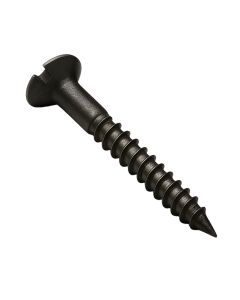 Tornillo para madera Cabeza Plana Ranurado Negro| Protor®