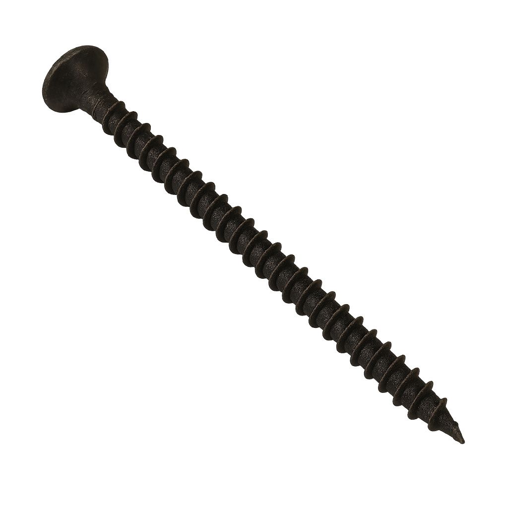 Tornillo para Tablaroca (Yeso) Cabeza Plana Phillips Cuerda Doble Hilo Negro Fosfatado | Protor